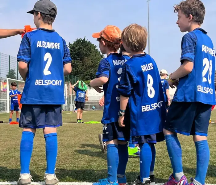 Entraînement de mini foot pour jeunes au Centre Albert Demuyter